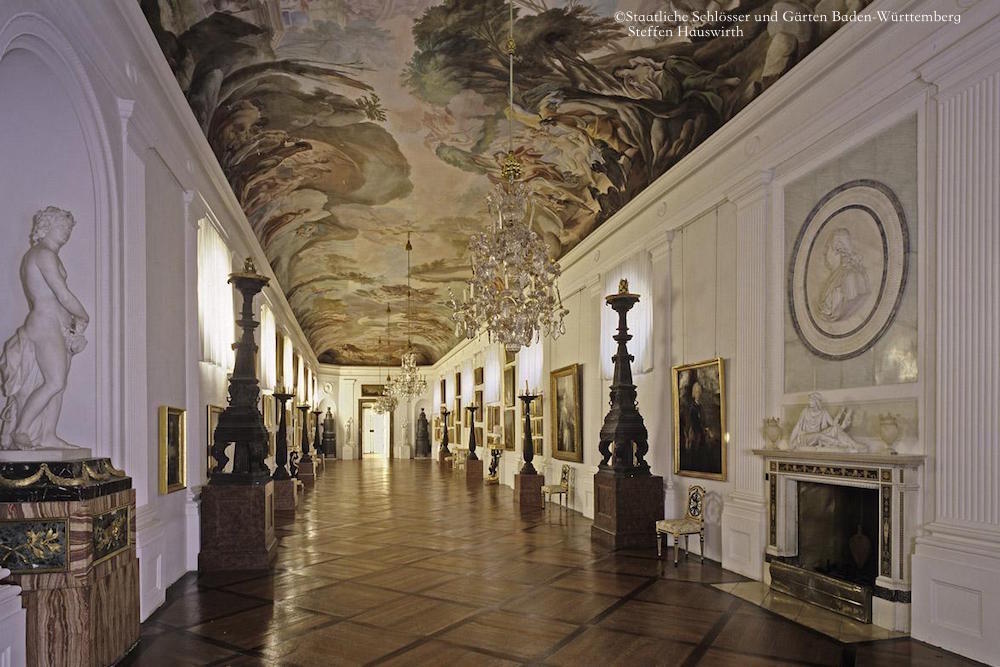 leMaestroお勧め城内撮影のルートヴィヒスブルク城絵画ギャラリー