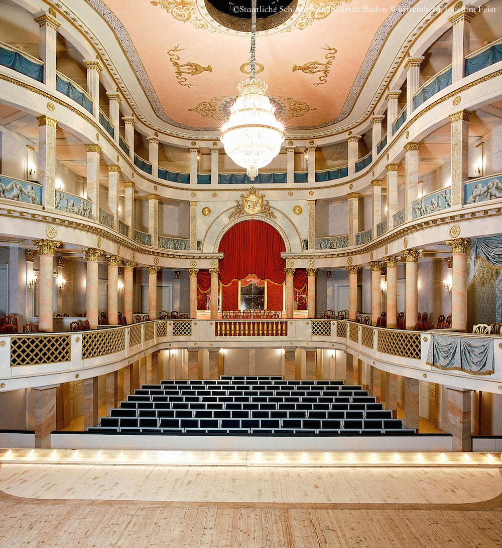 leMaestroお勧め城内撮影のルートヴィヒスブルク城宮殿劇場