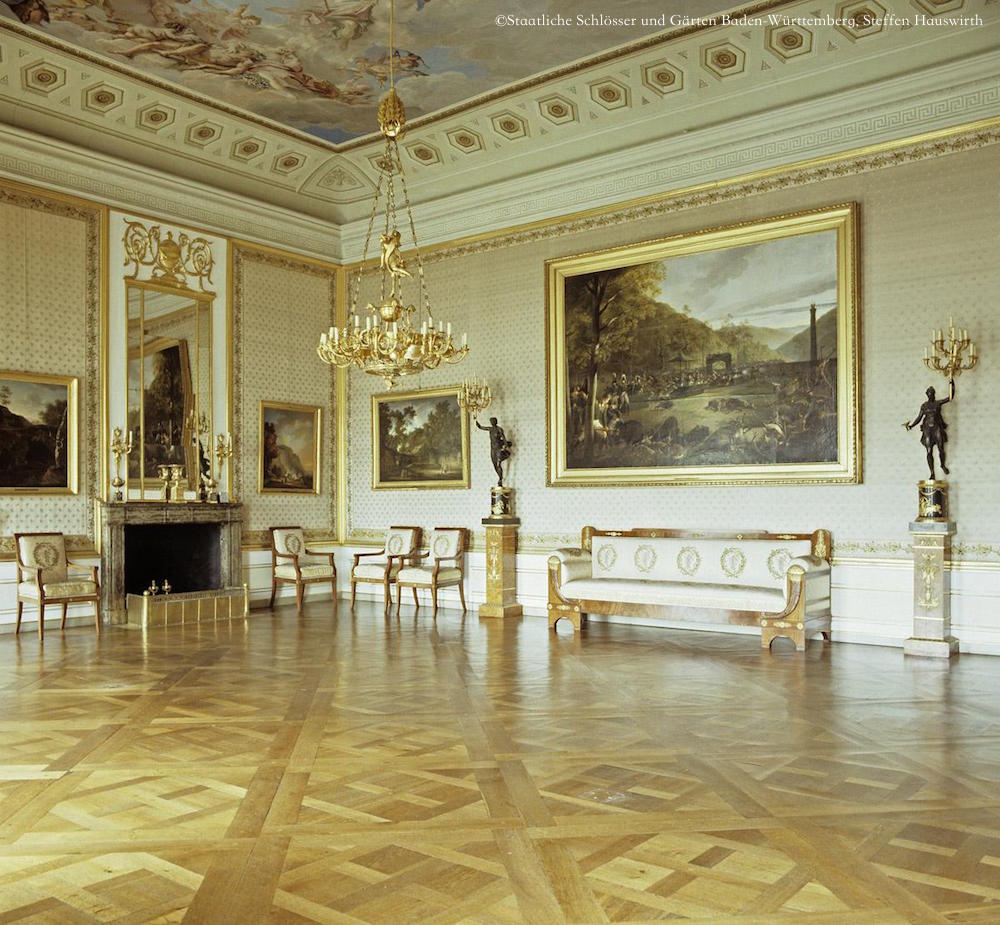 leMaestroお勧め城内撮影のルートヴィヒスブルク城フリードリヒ1世の居室