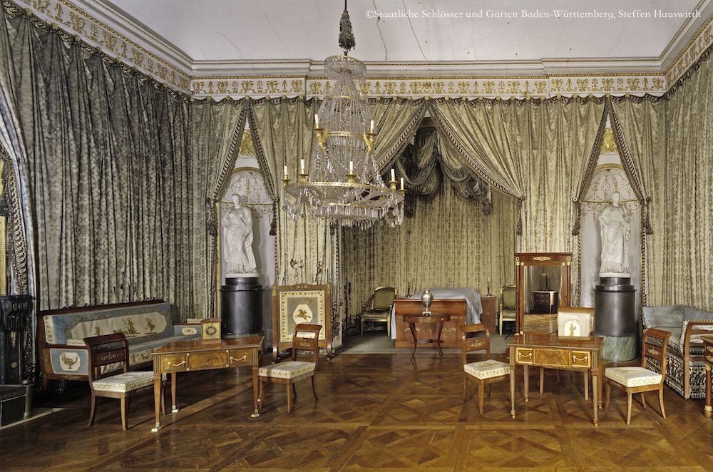 leMaestroお勧め城内撮影のルートヴィヒスブルク城フリードリヒ1世の寝室