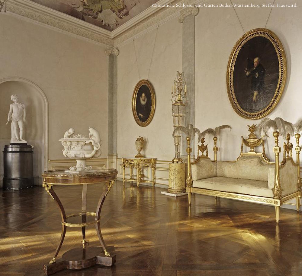 leMaestroお勧め城内撮影のルートヴィヒスブルク城シャルロッテの居室