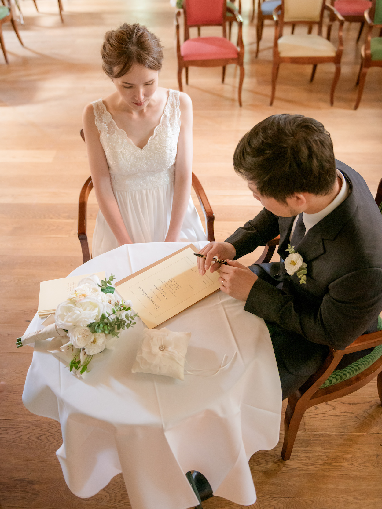 Wedding photo shoot on Riffelalp, Zermatt
