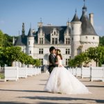 Wedding Ceremony at Chateau de Reignac, Loire Valley in France