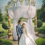 Wedding Ceremony at Chateau de Challain in Loire Valley, France
