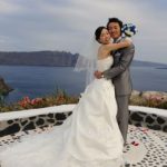 Wedding Ceremony at Andronis Luxury Suites in Santorini, Greece