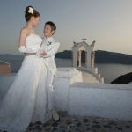 Wedding Ceremony at Fanari Villa, Santorini in Greece