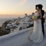 Wedding Ceremony at Andronis Luxury Suites in Santorini, Greece